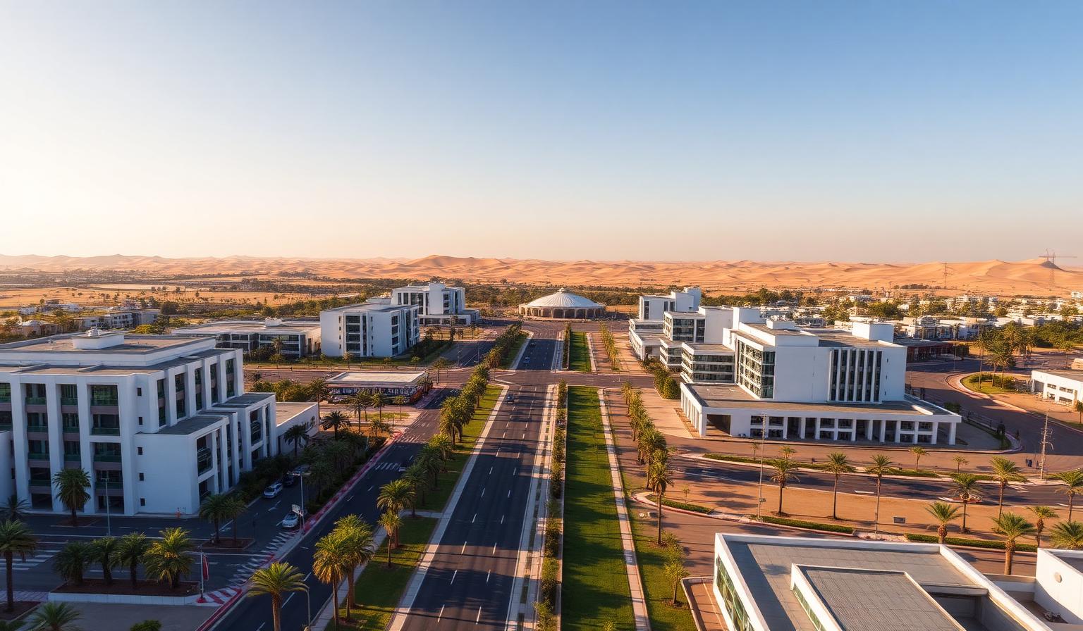 Vue aérienne de Saly Portudal, Sénégal